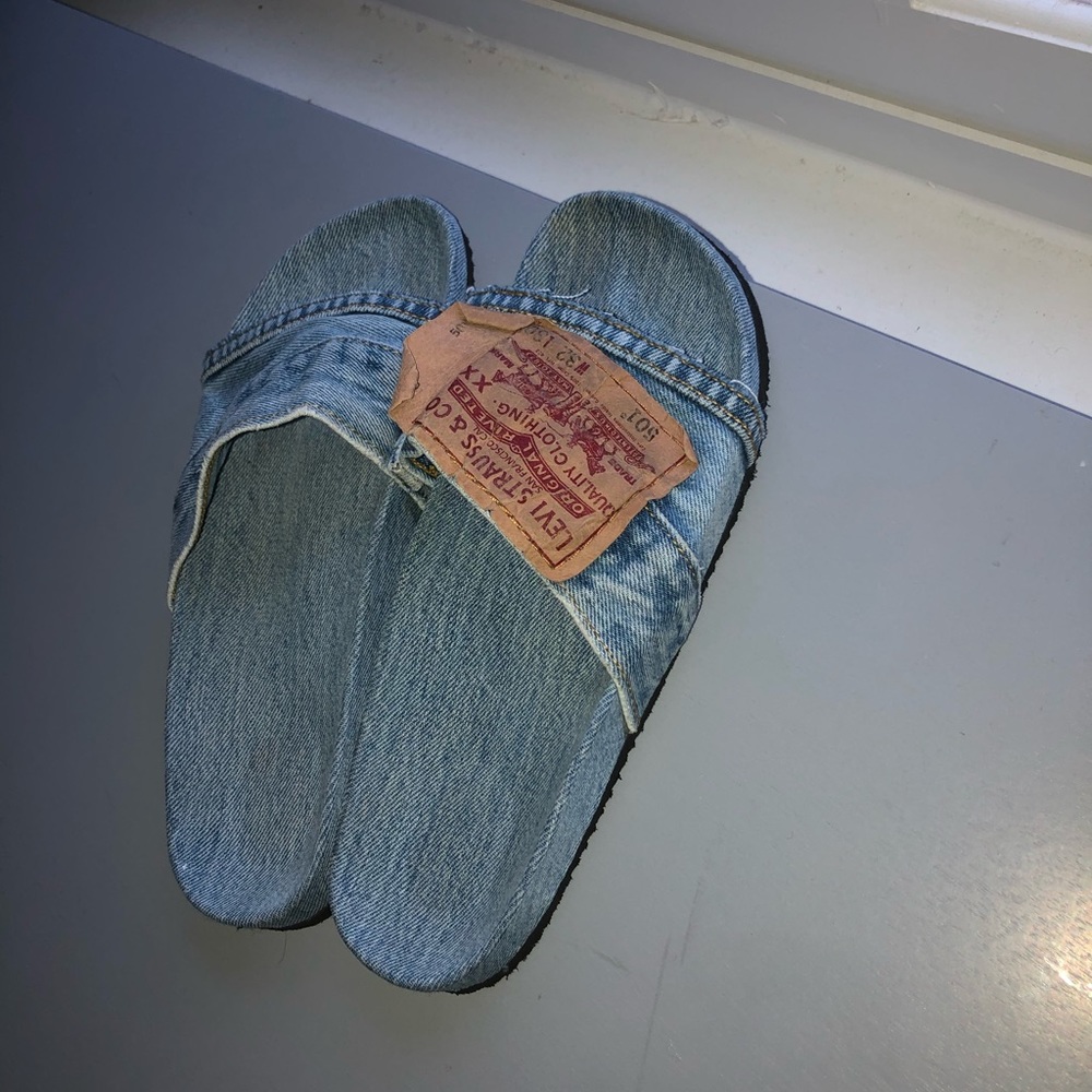OG O-Mighty Denim Slides - Light Wash - Picture 2 of 4